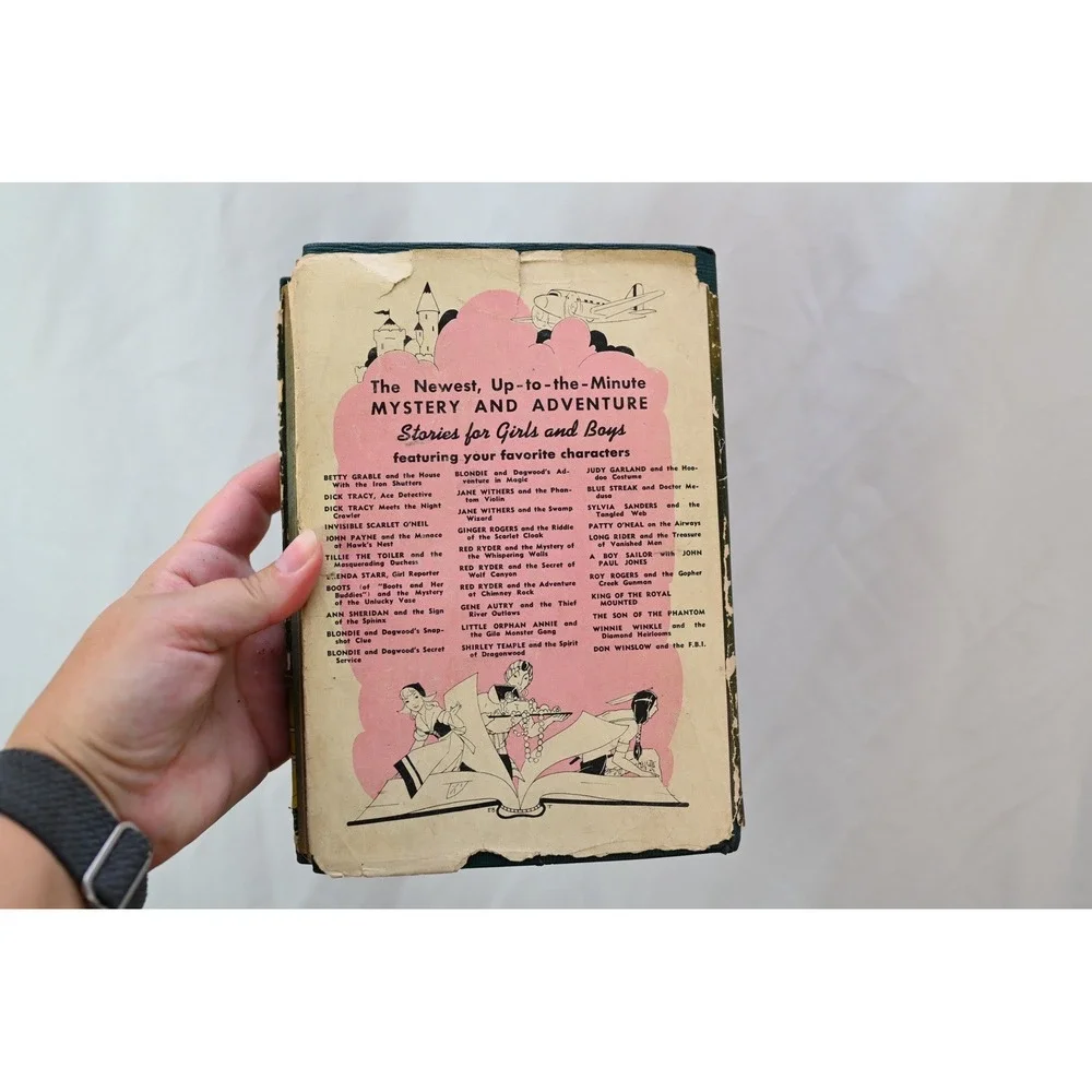 Vintage 1946 Roy Rogers and the Raiders of Sawtooth Ridge Whitman Hardcover Book